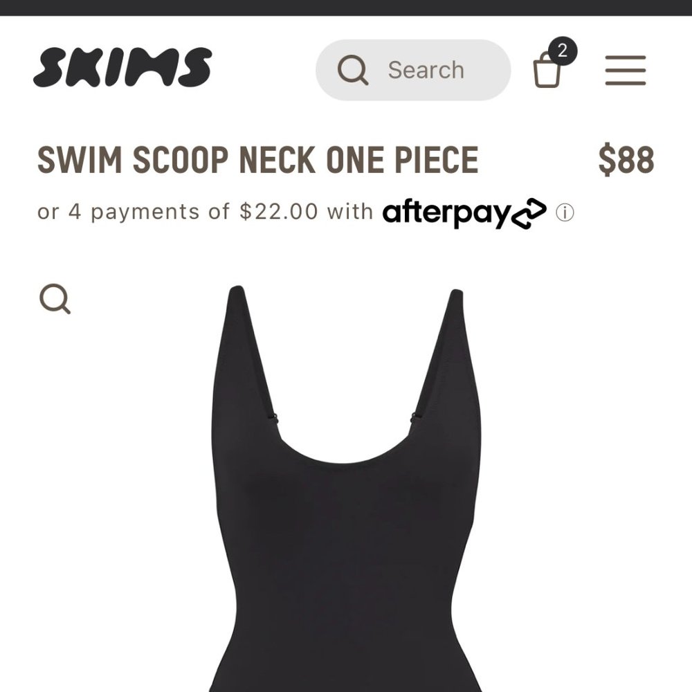 SKIMS SCOOP NECK ONE PIECE